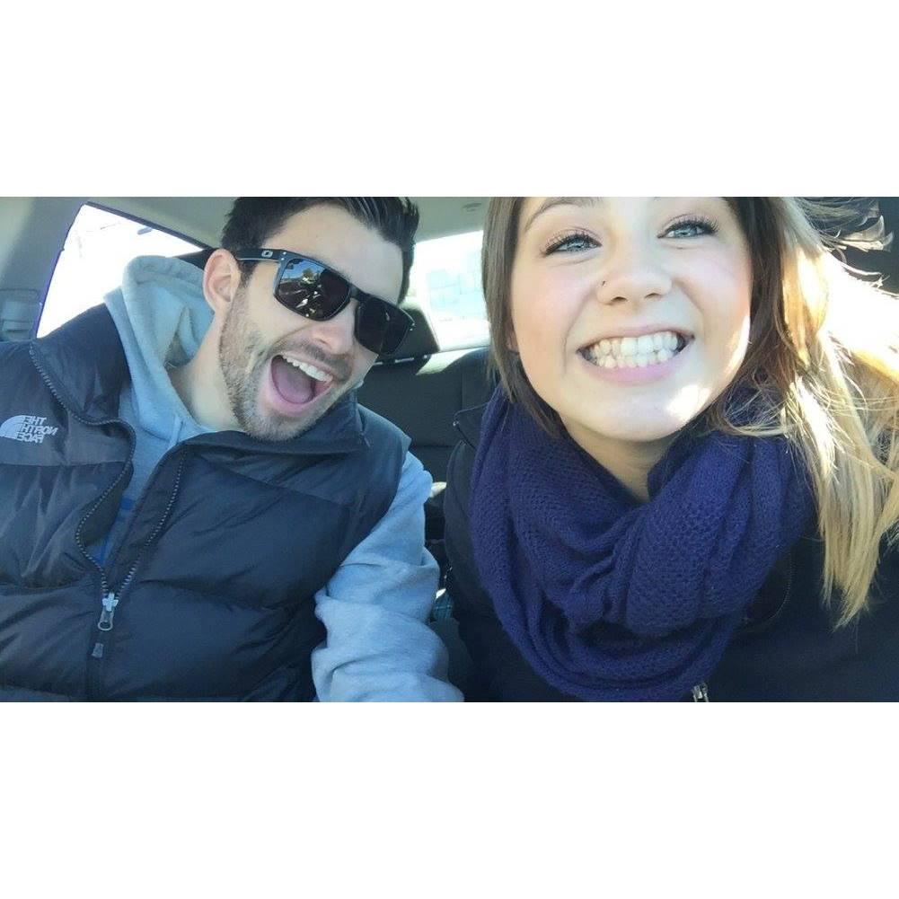 Jeff visiting Rachael at Keene State College