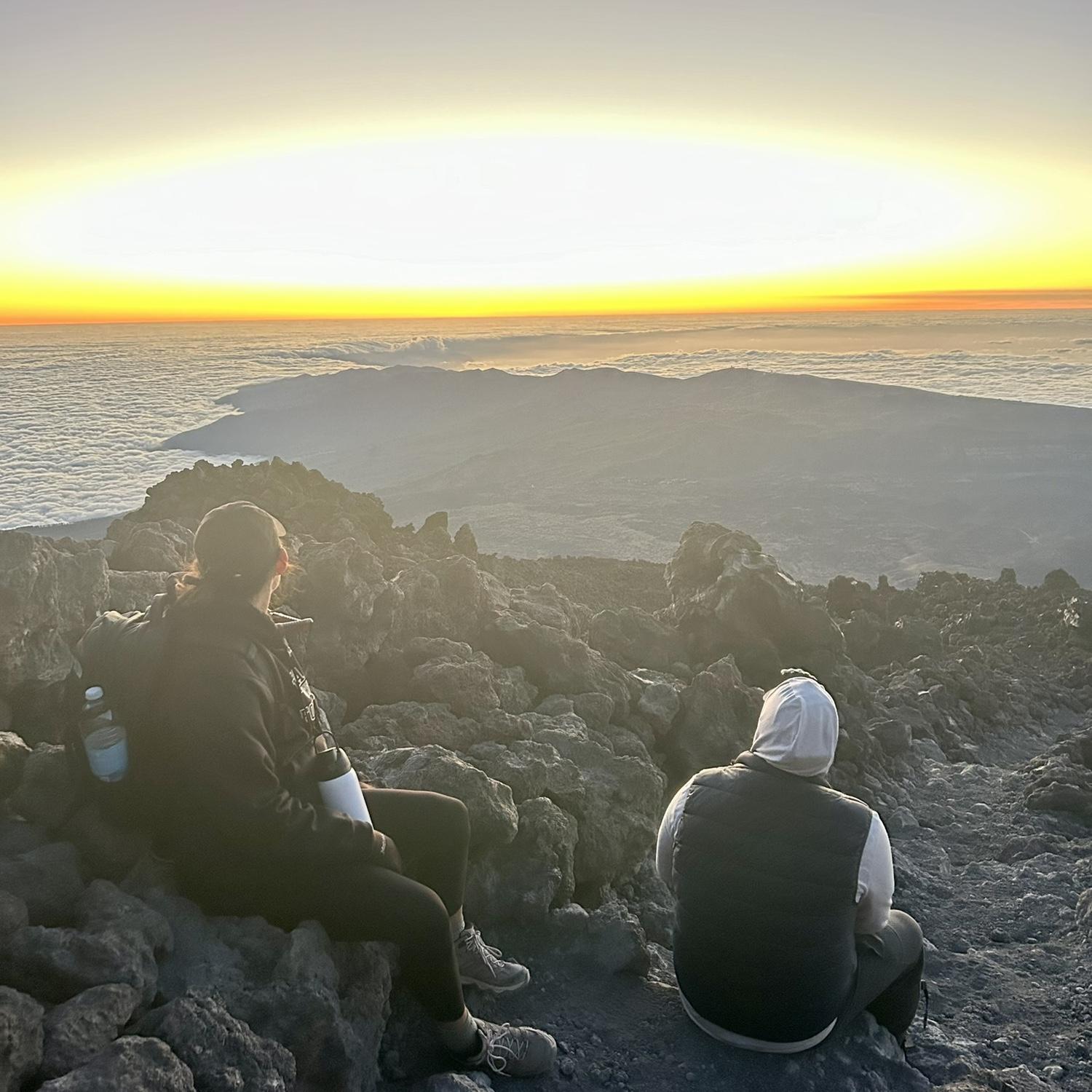 Struggling up Mt Teide, 2024