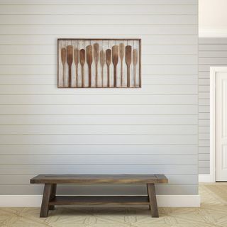 Wood Raised Paddles Wall Decor