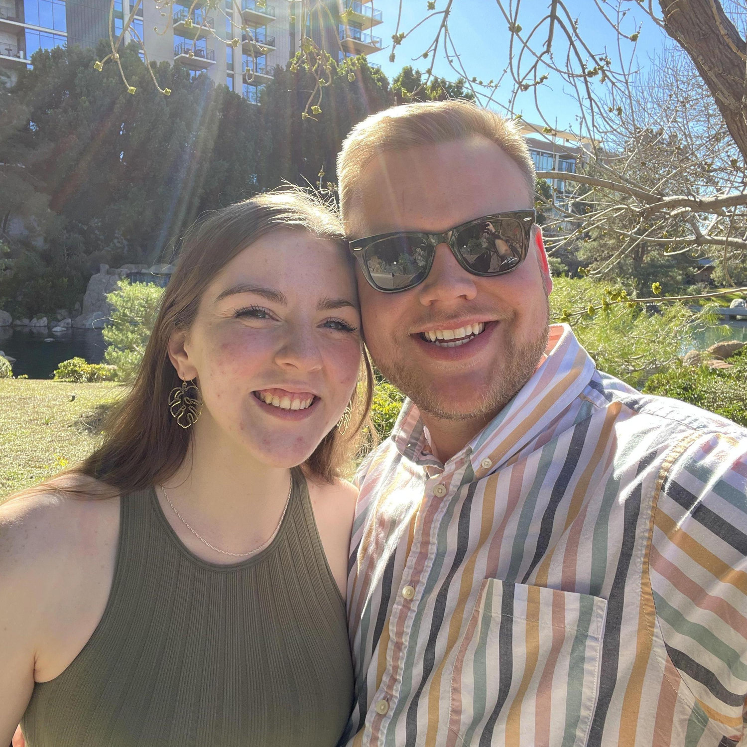 At the Japanese Friendship Garden in Phoenix