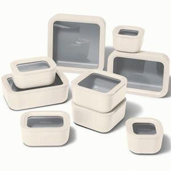Food Storage + Minis Set | Glass Food Storage Containers with Lids | Caraway
