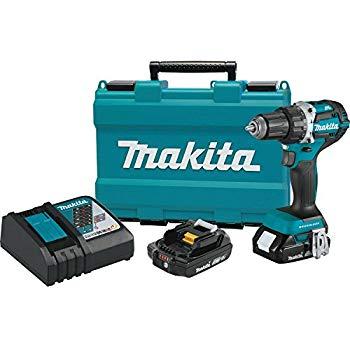 Makita XFD10R 18V Compact Lithium-Ion Cordless 1/2" Driver-Drill Kit