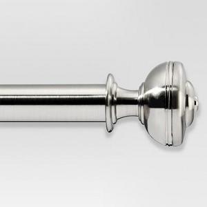Knob Curtain Rod - Brushed Nickel - Threshold™