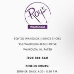 Roy's Waikoloa Bar & Grill