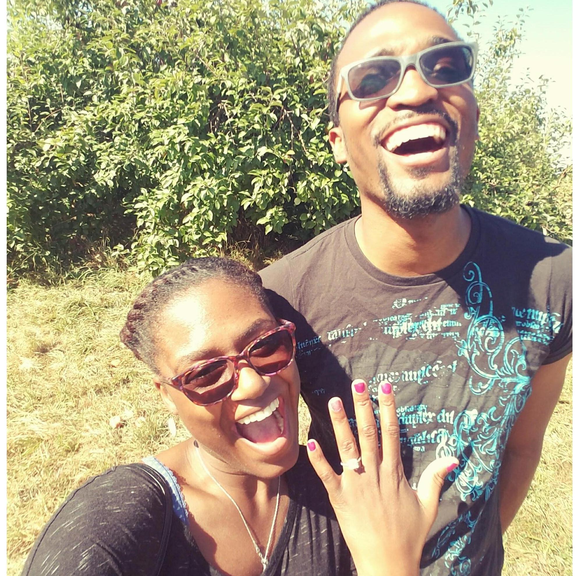 She said YES!