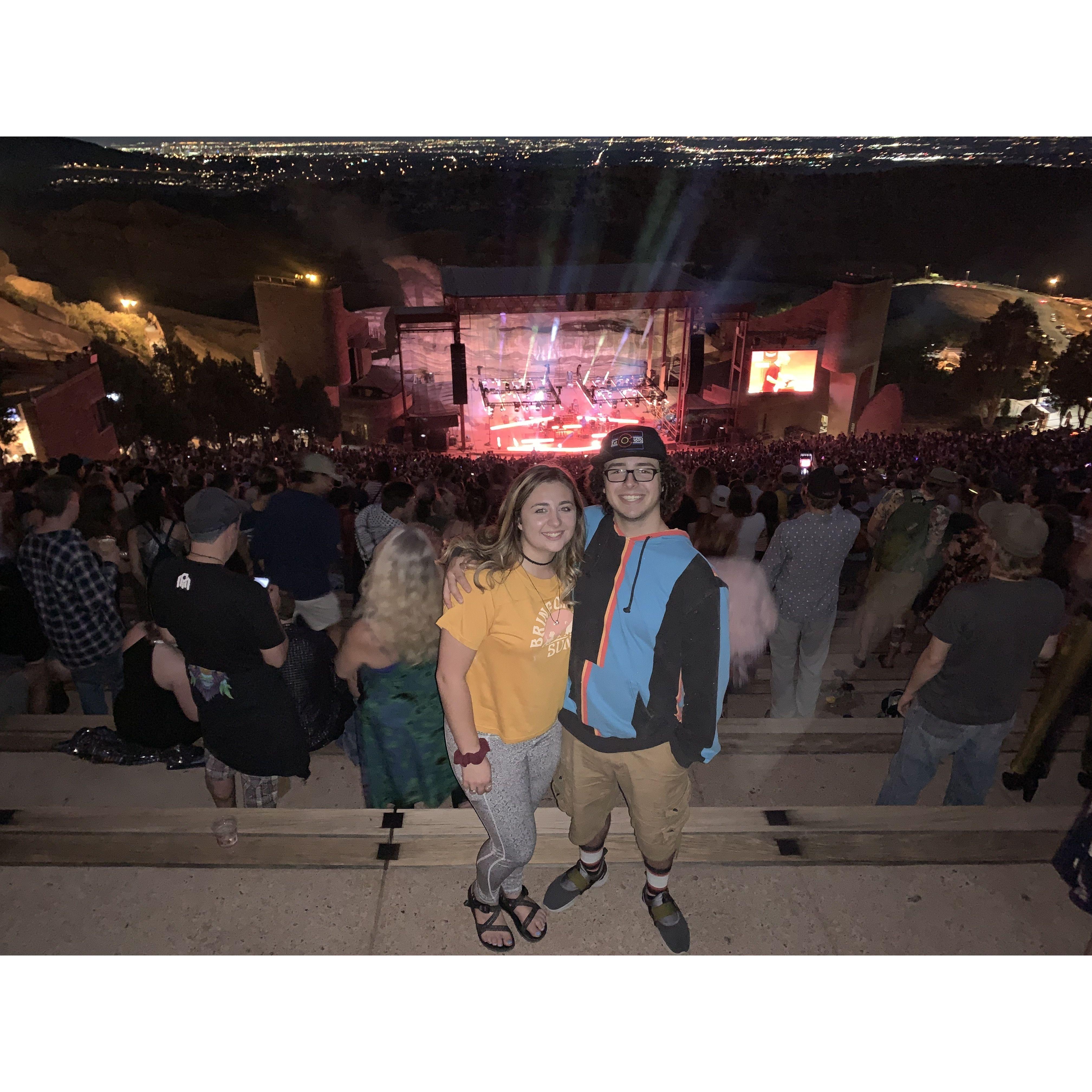 Our first ever Red Rocks experience- STS9