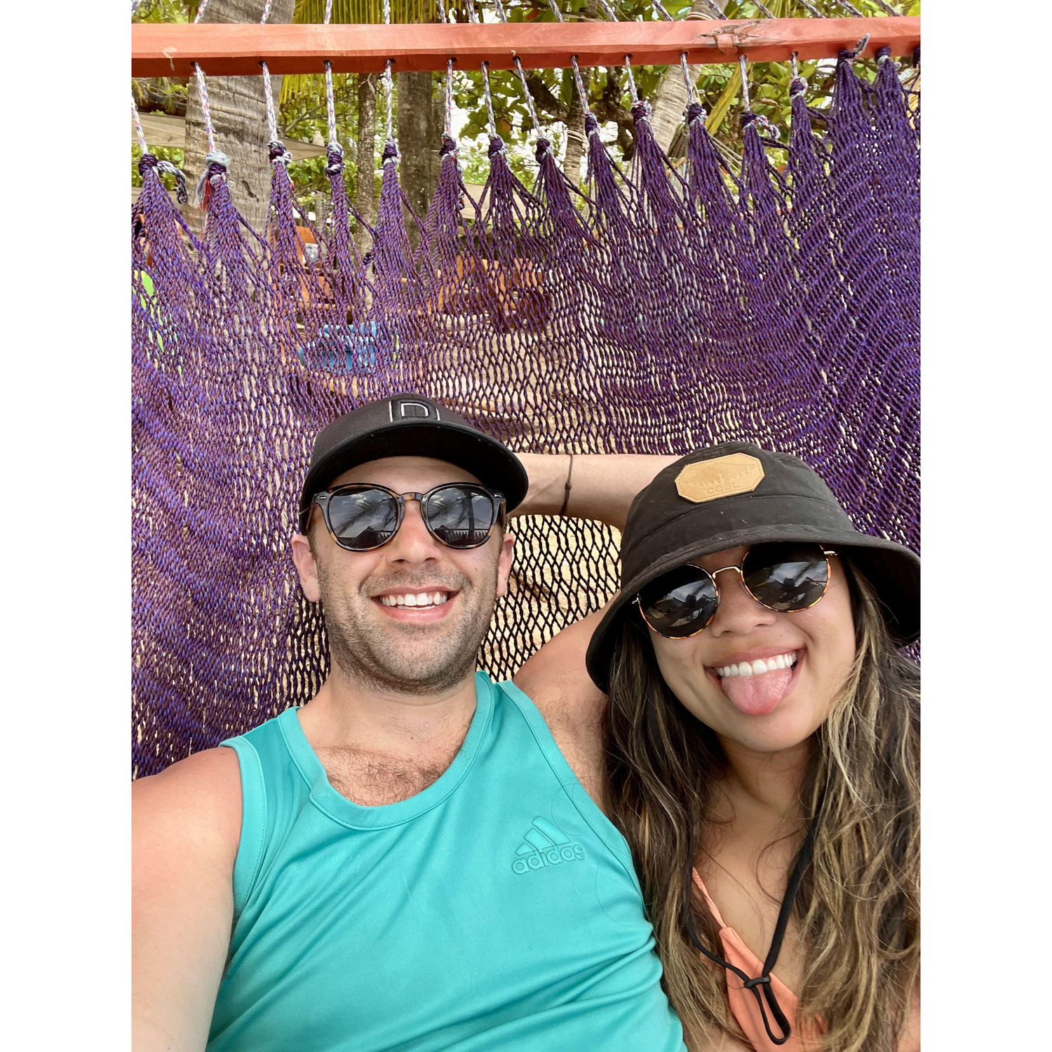 Relaxing in a hammock after a long day of surfing while traveling around Costa Rica - Playa Avellanas, Tamarindo