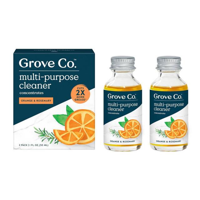 Grove Co. Multi-Purpose Cleaner Concentrates - Orange & Rosemary - 2pk