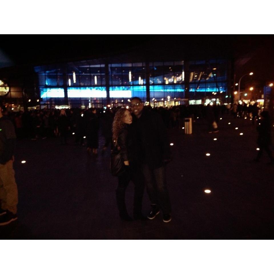 NYE at the Jay Z concert at the Barclay Center in Brooklyn (we miss concerts).