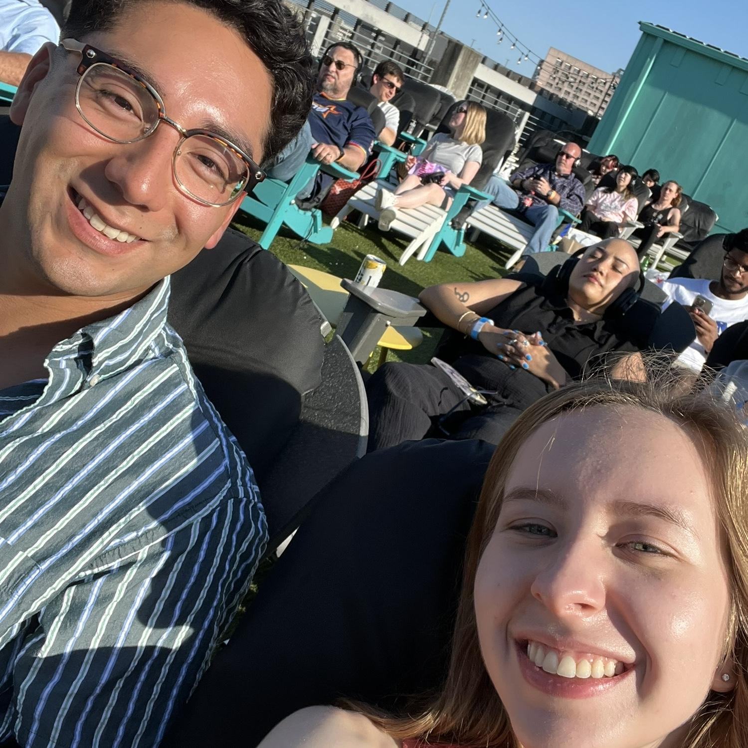 Our first "date not date". We went out on May 4th, but we were definitely JUST friends ;)