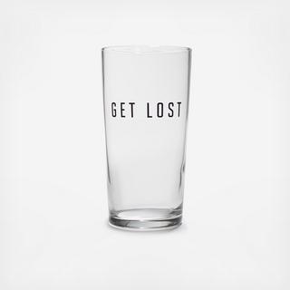 "Get Lost" Pint Glass