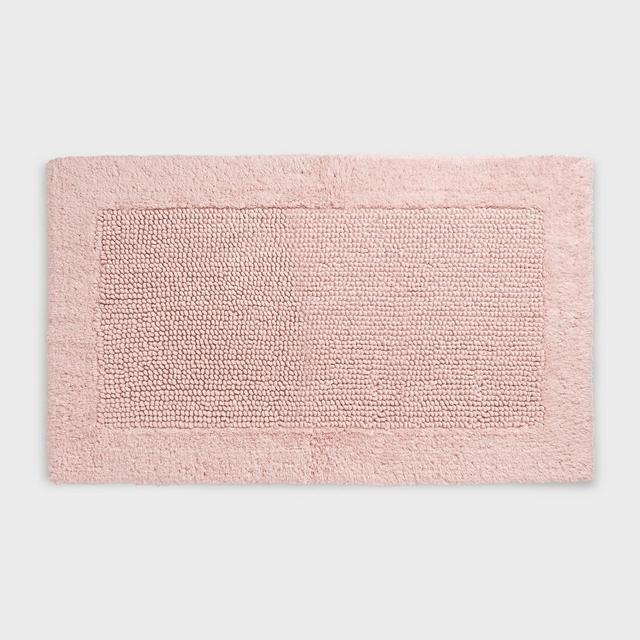 38"x23" Performance Textured Bath Rug Blush Pink - Threshold™