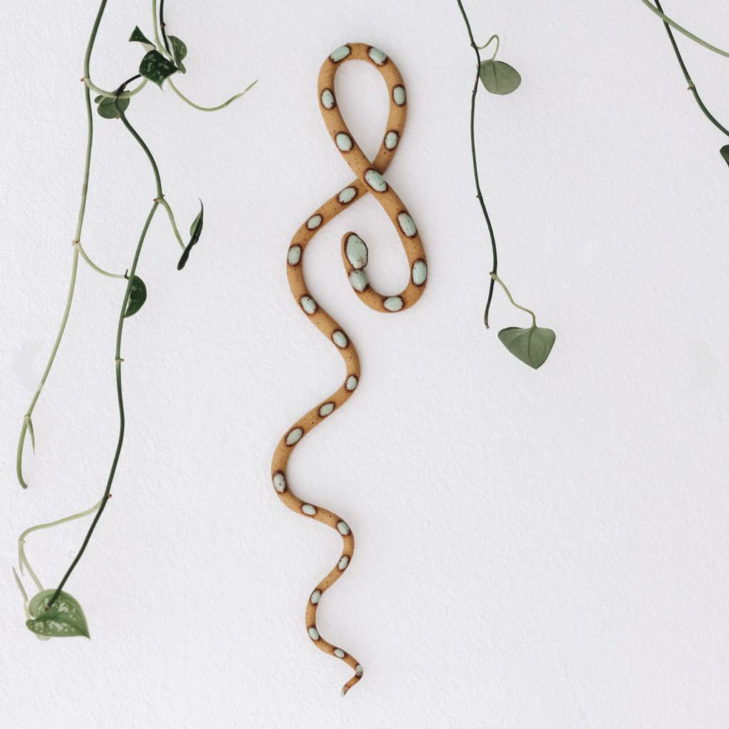 Carter and Rose, Ceramic Wall Snakes