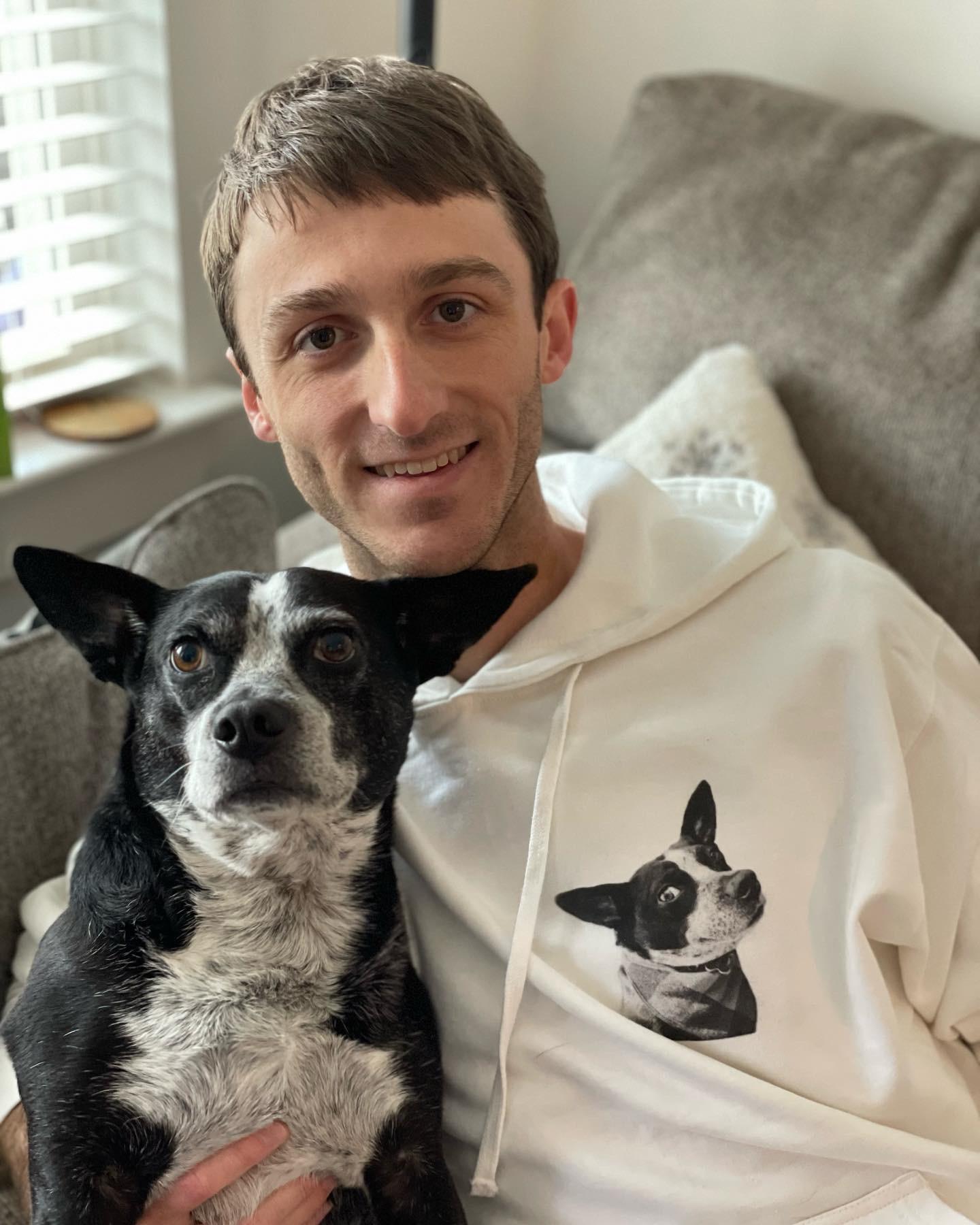Zach's new favorite hoodie