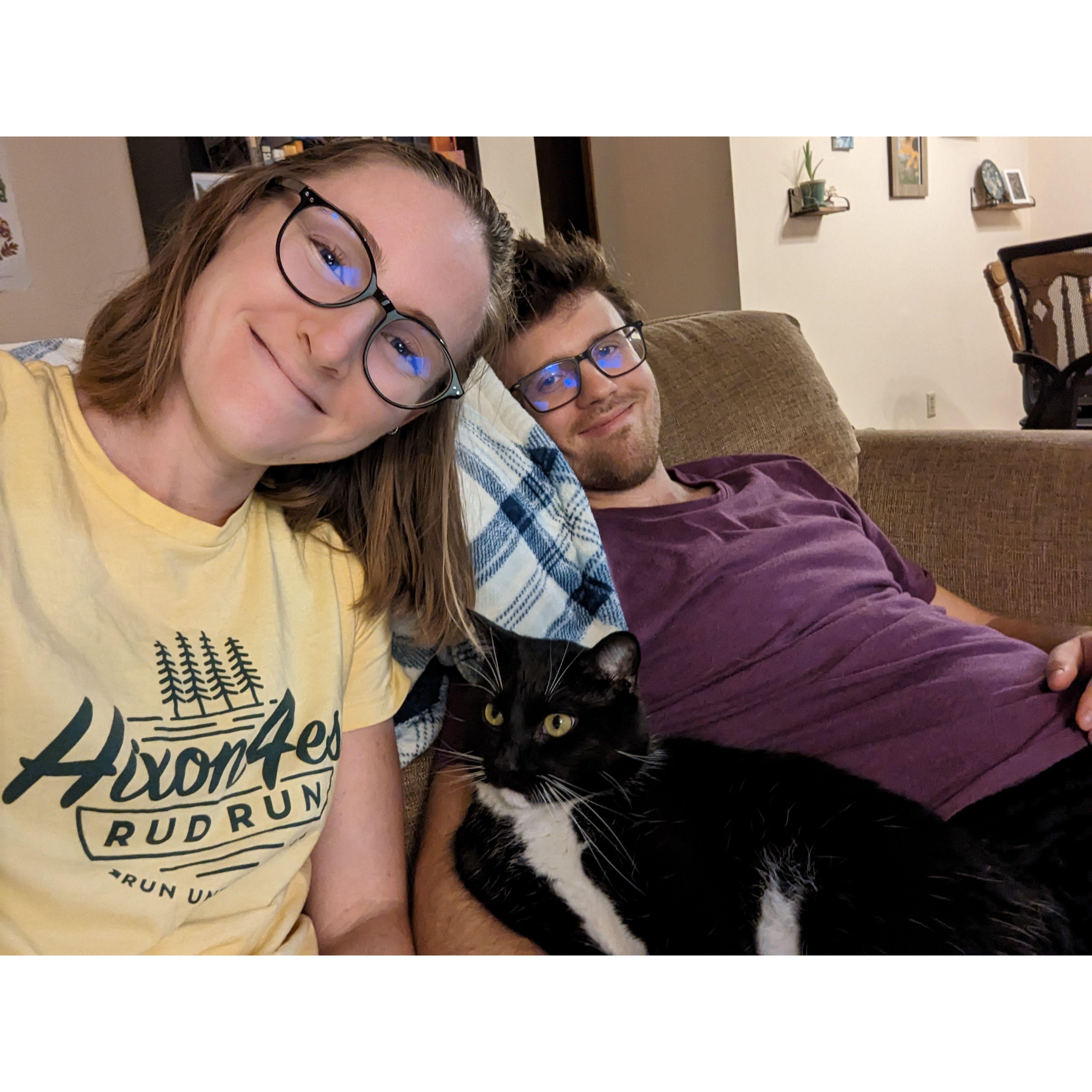 Family photo with Newt!