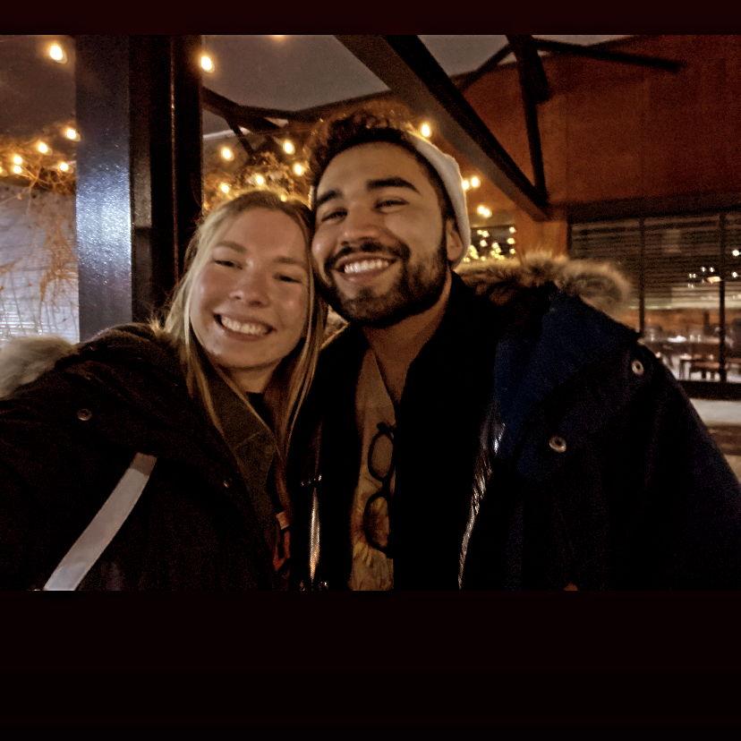 our second date + our first picture together