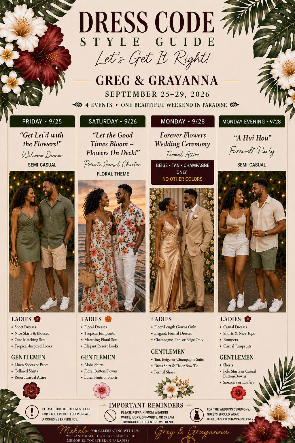 The Wedding Website of Gregory Jr. Flowers and Grayanna Flowers