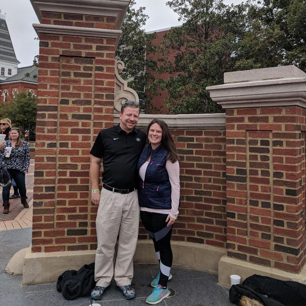 Visiting Auburn University for the Auburn vs. Georgia game.