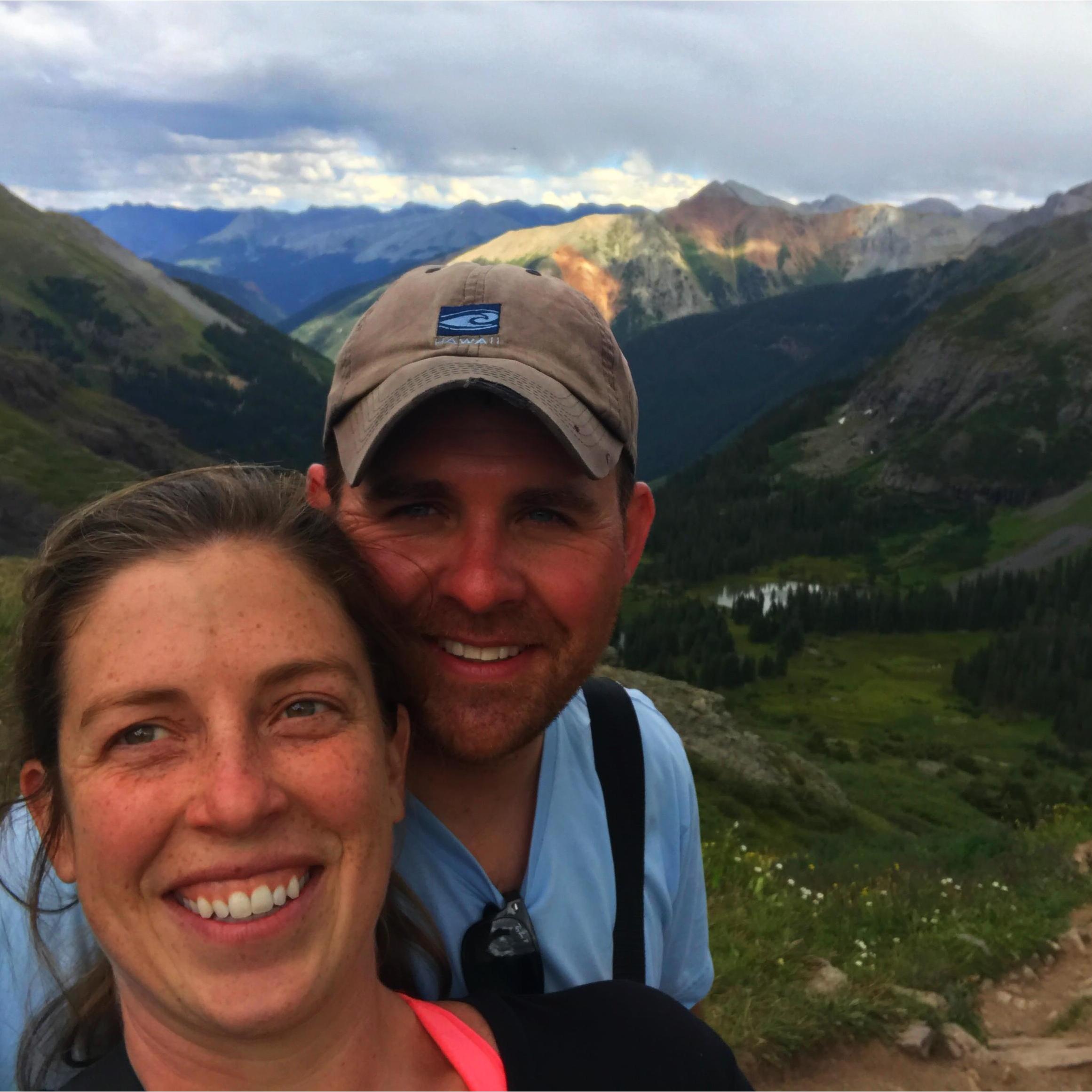 Hiking on the top of the WORLD.