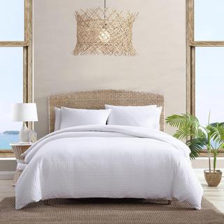 Basketweave 3-Piece Duvet Cover Set