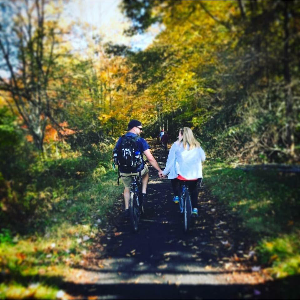 Biking the Virginia Creeper trail is one of the neatest, outdoor experiences we’ve had together!