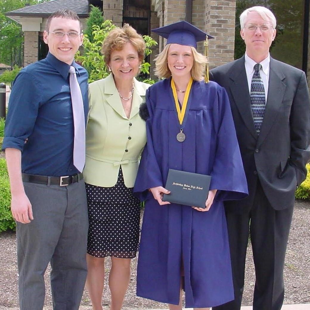 Diana's high school graduation.