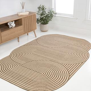 Margot Modern Arch Stripe Indoor/Outdoor Area Rug