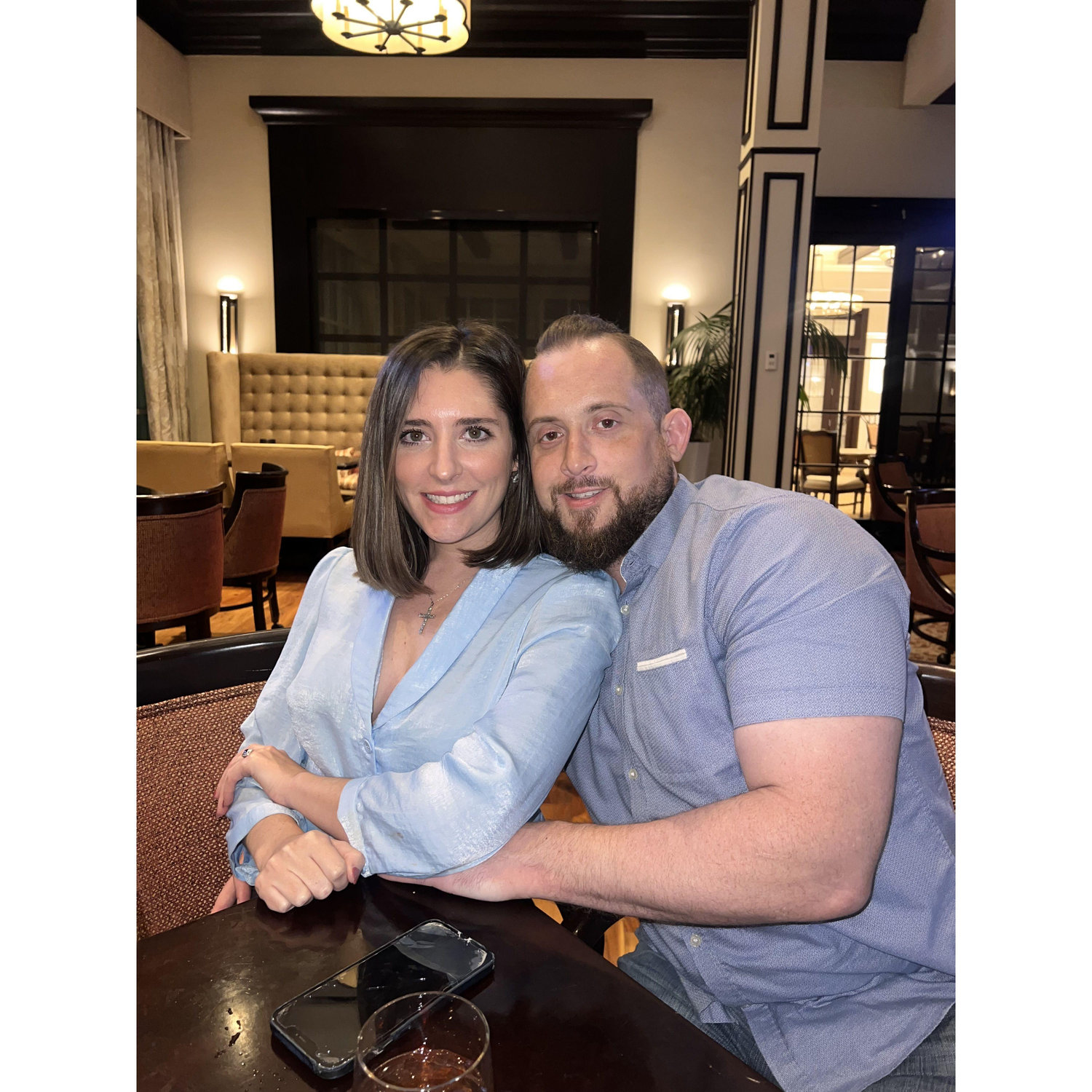 One of our first photos taken together
