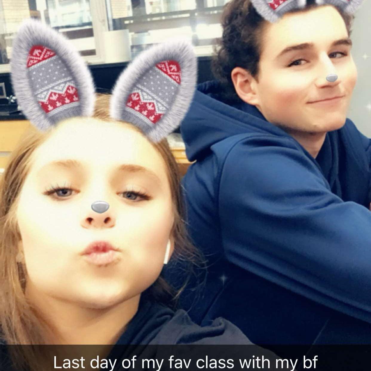 Class together Senior Year of high school