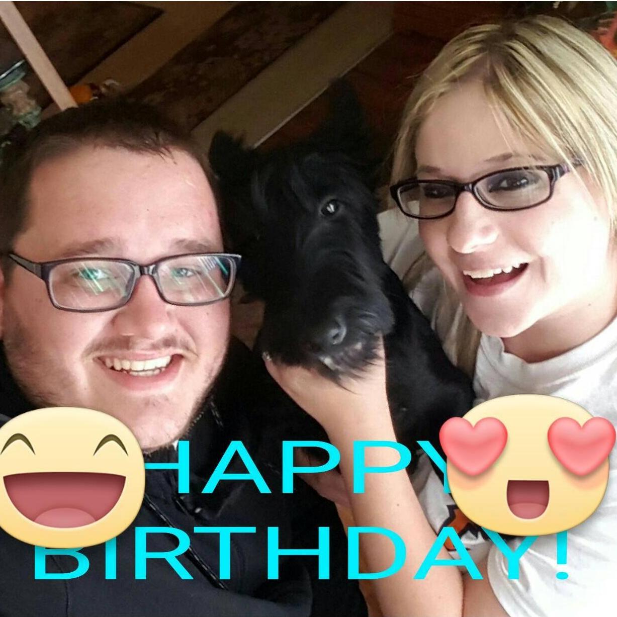 It was our dog Duffie's birthday