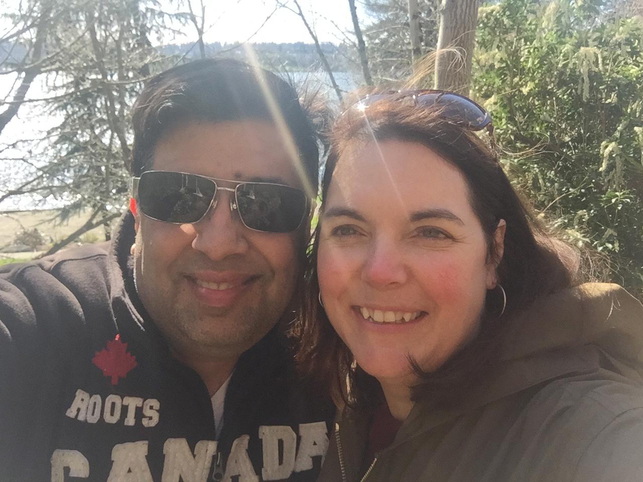 Our very first photo together