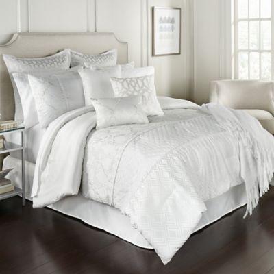 Lebesque 14-Piece King Comforter Set in White