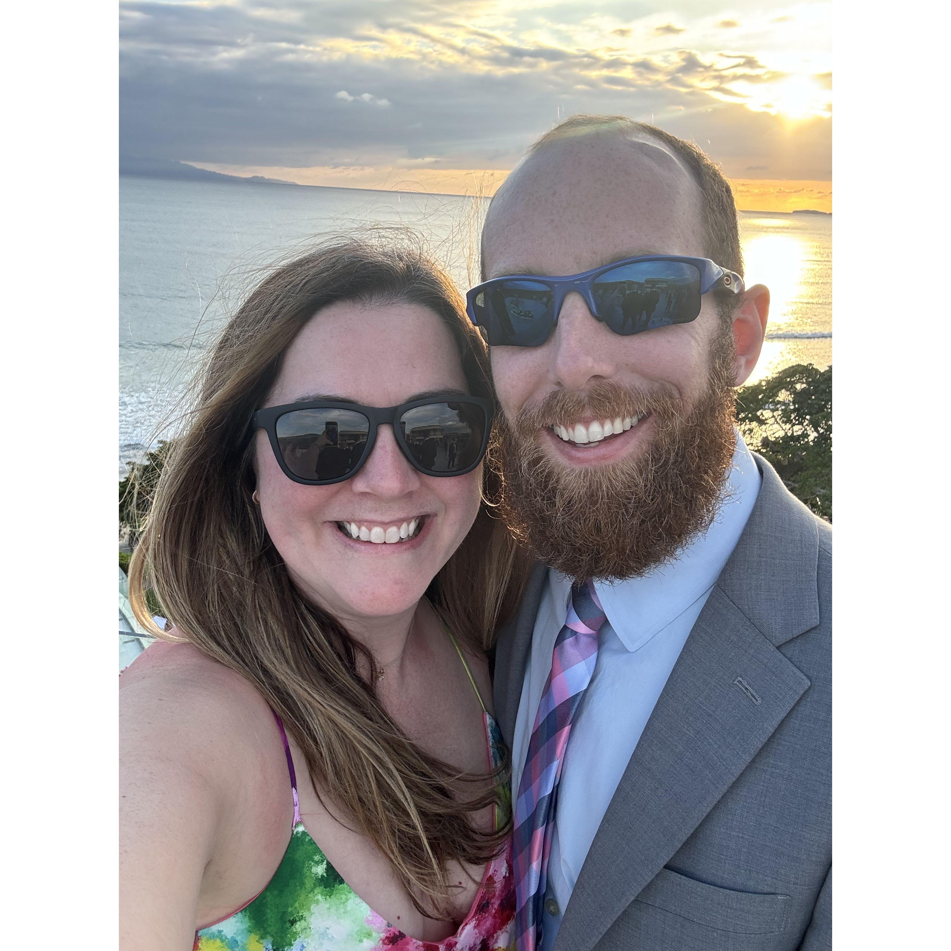 Celebrating our friends wedding in Mexico.