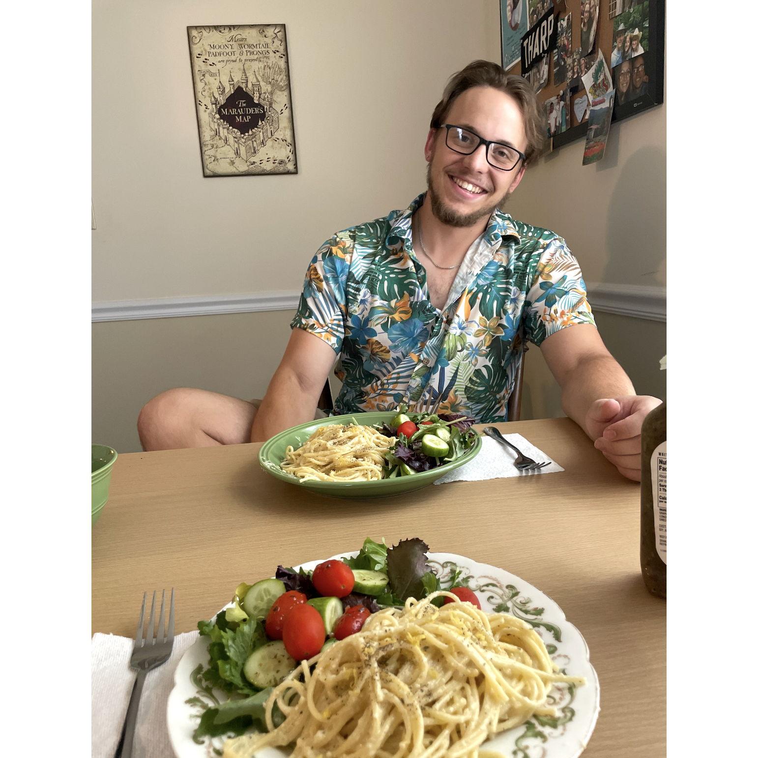 First dinner at our house