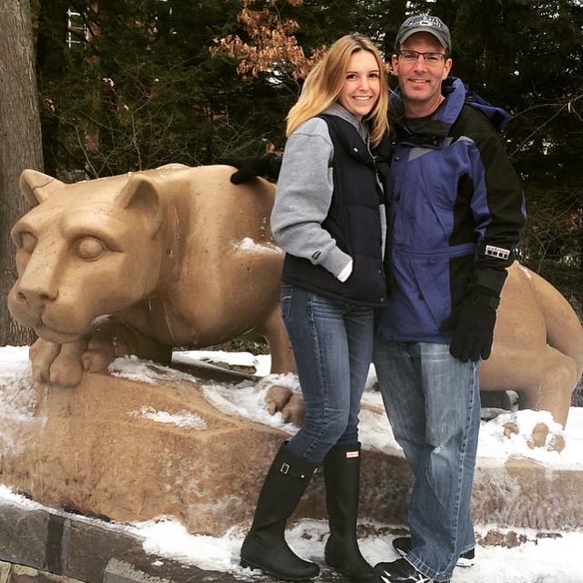 02.19.2016 - When Abigail & Ron went to visit PSU for the first time. Little did she know that is where she would meet Lucas!