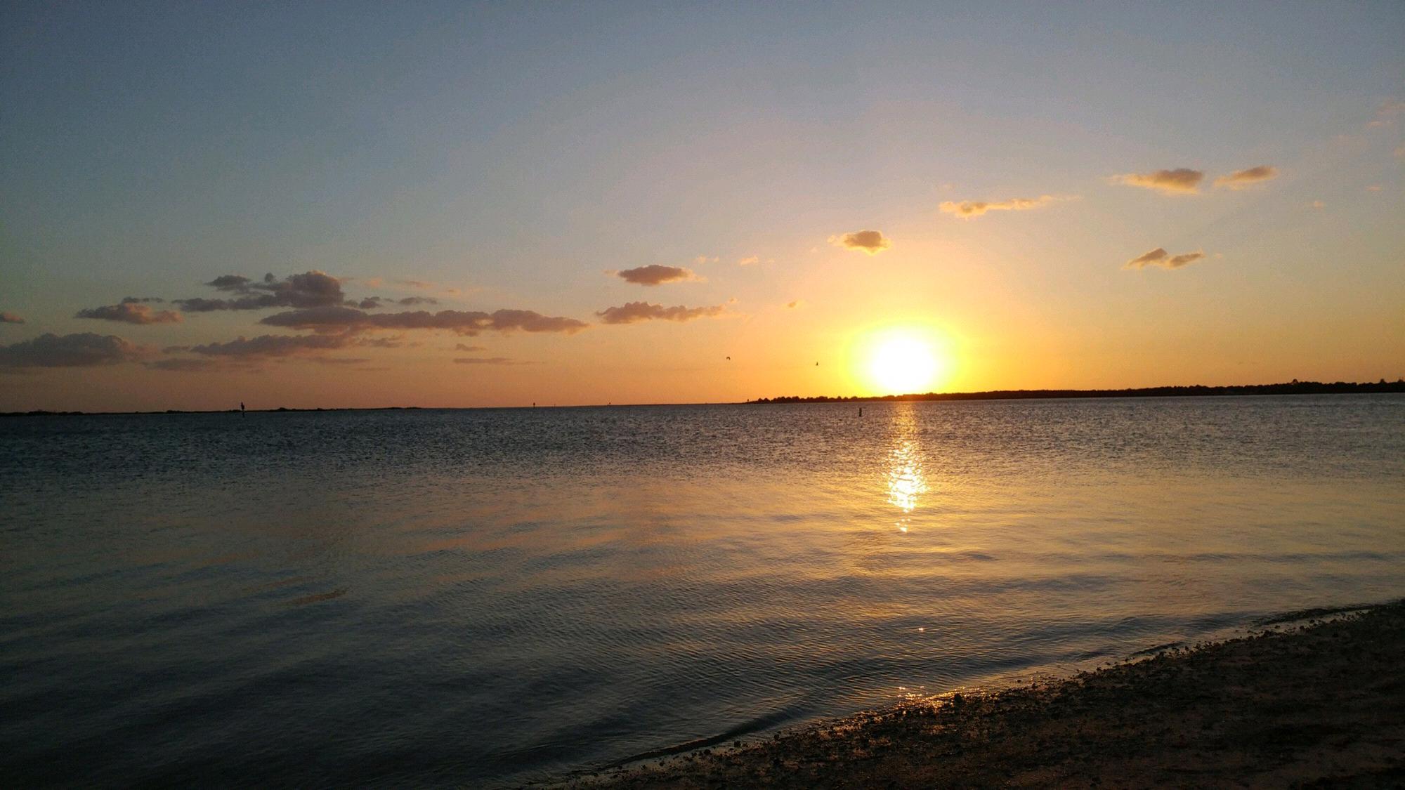 Sunset at the Dunedin Causeway