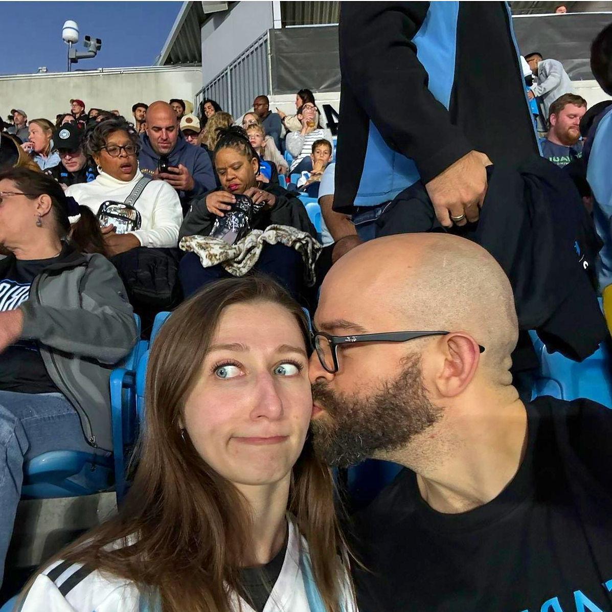 Our first Charlotte FC game, where Charlotte played Miami and we got to watch Messi