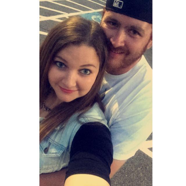 Our first picture as a couple.