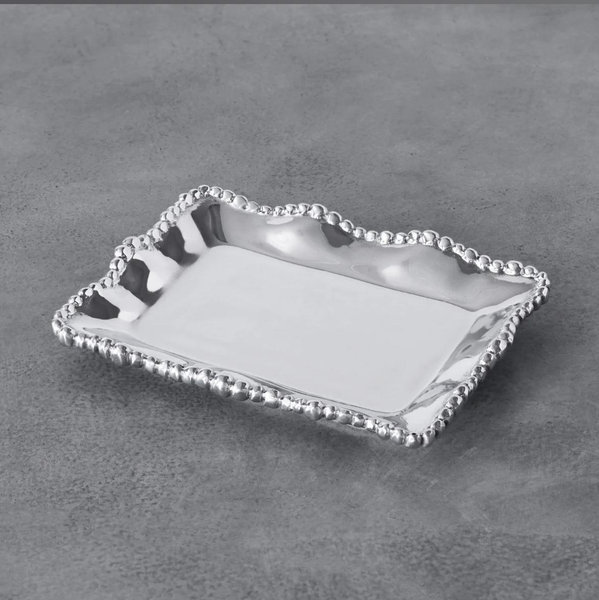 GIFTABLES Organic Pearl Rectangular Tray