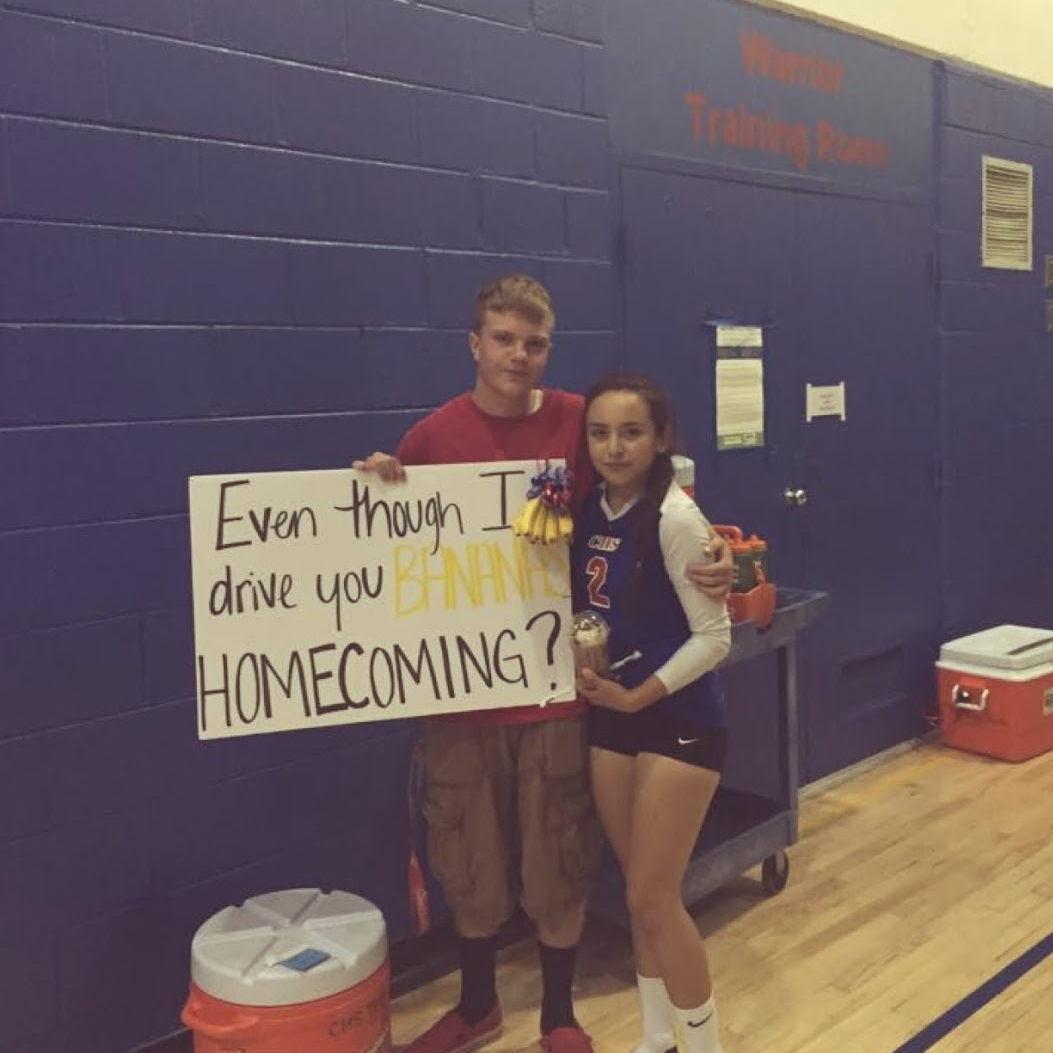 Homecoming Proposal in 2015