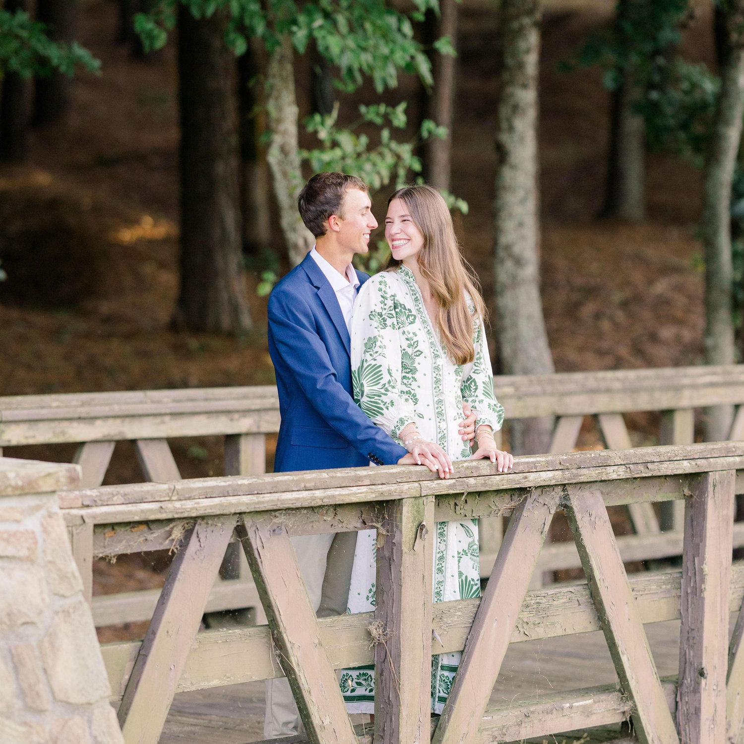 Engagement Photos at Reynolds Lake Oconee, August 2025.