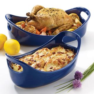 BOLD 2-Piece Bubble & Brown Bakeware Set