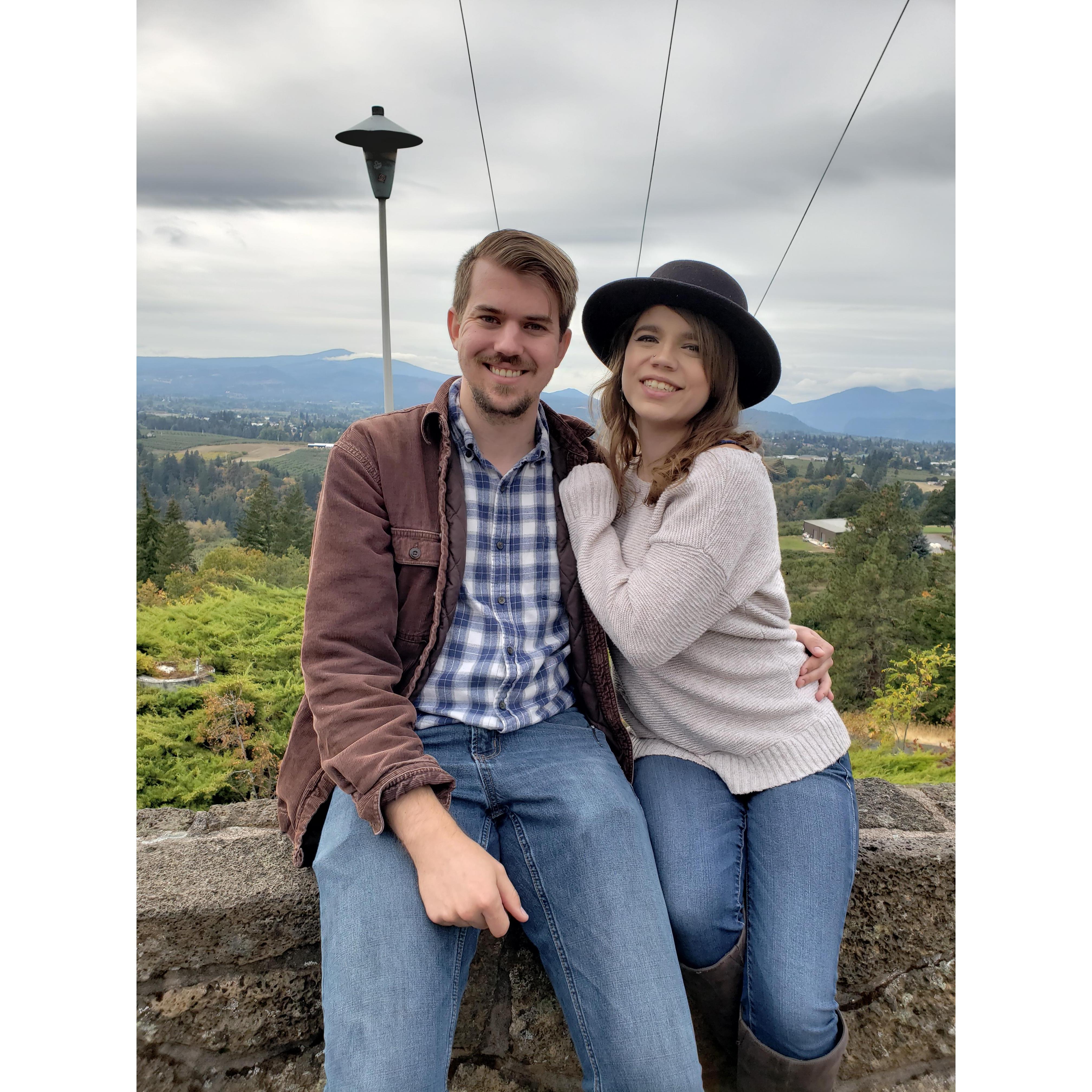 We stopped at the Panorama Point in Hood River, Oregon. October 2018