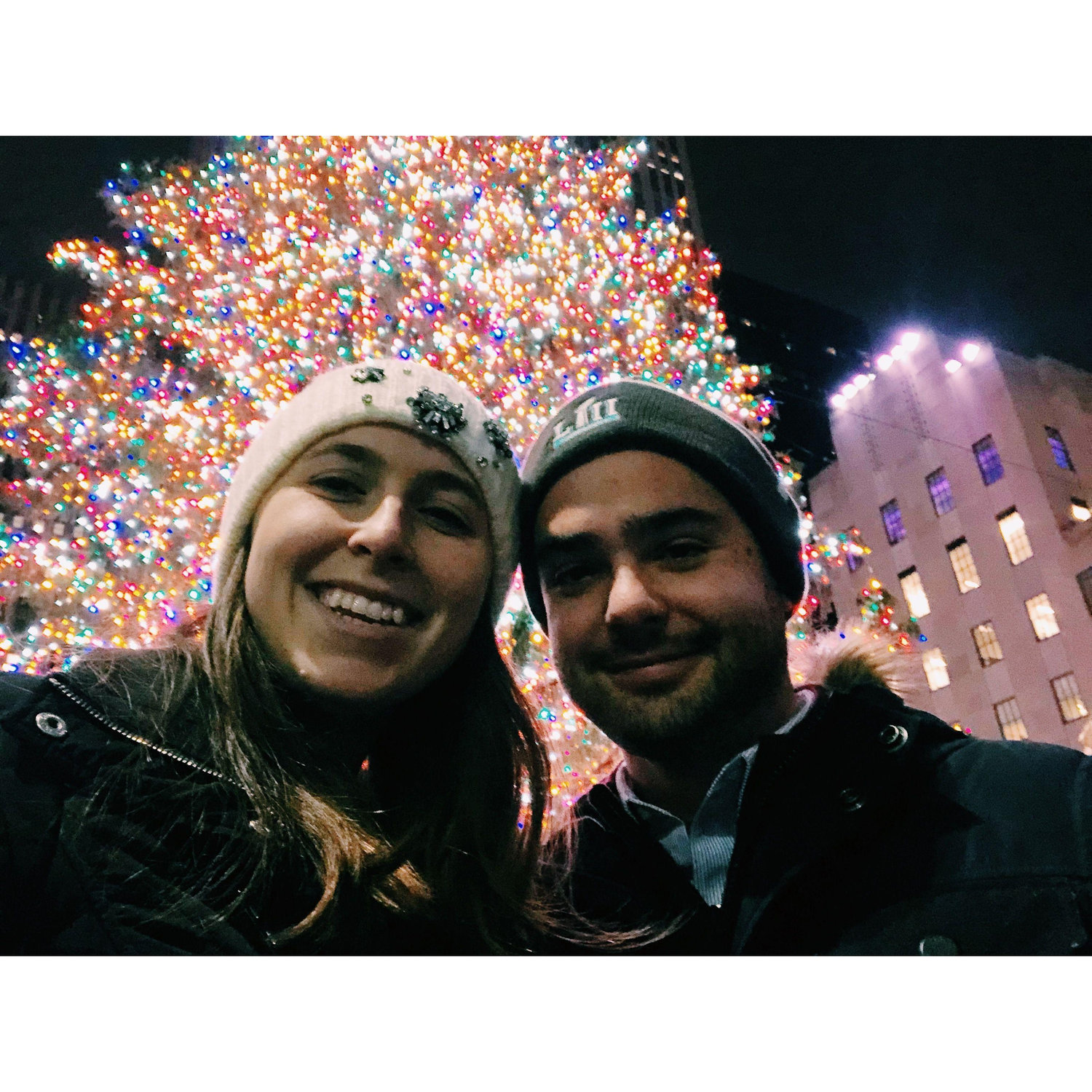 And visiting the Rockefeller tree every Christmas.