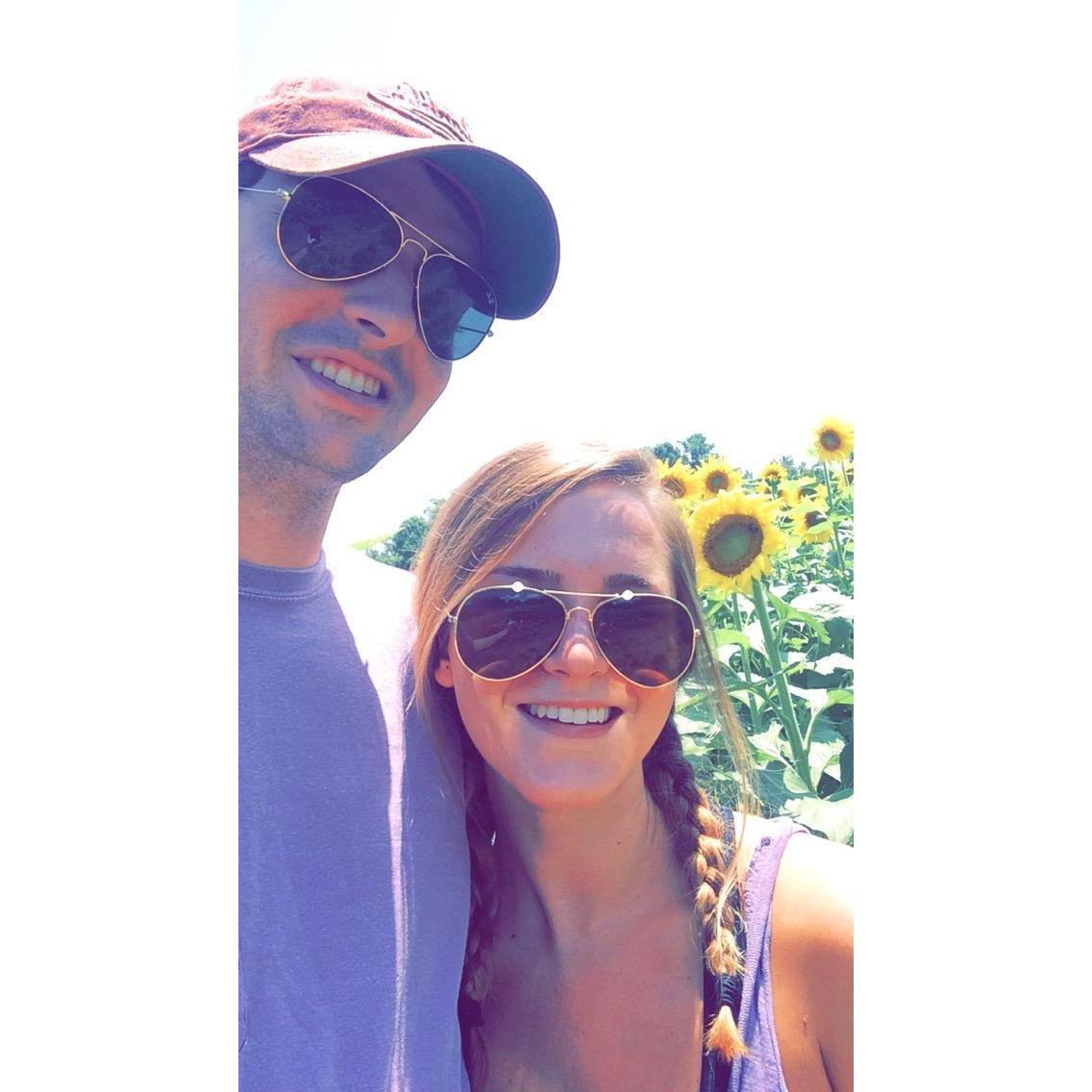 Our first picture together in Knoxville - Summer 2016