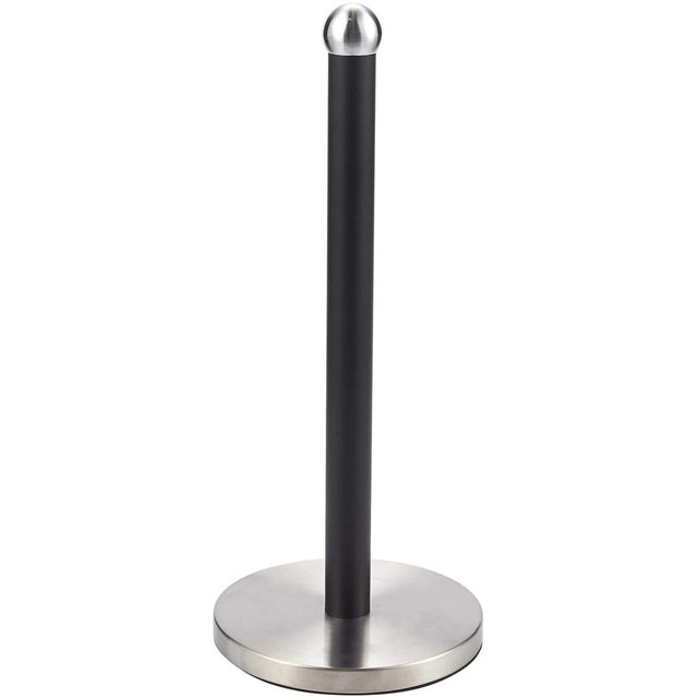 Juvale Paper Towel Holder, Black Stainless Steel Kitchen Accessories