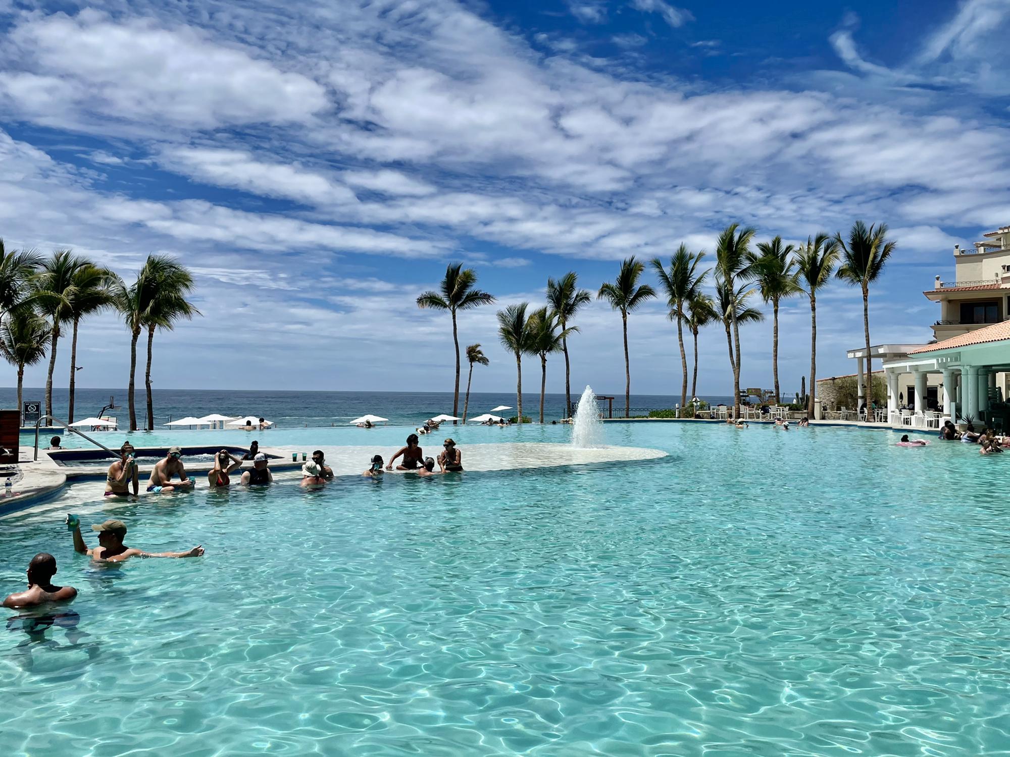 Main pool at resort