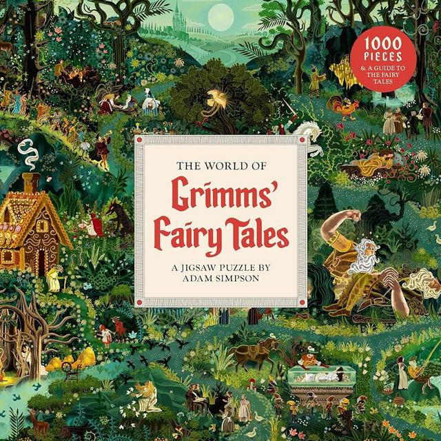 The World of Grimms' Fairy Tales: A 1000-piece Jigsaw Puzzle by Adam Simpson