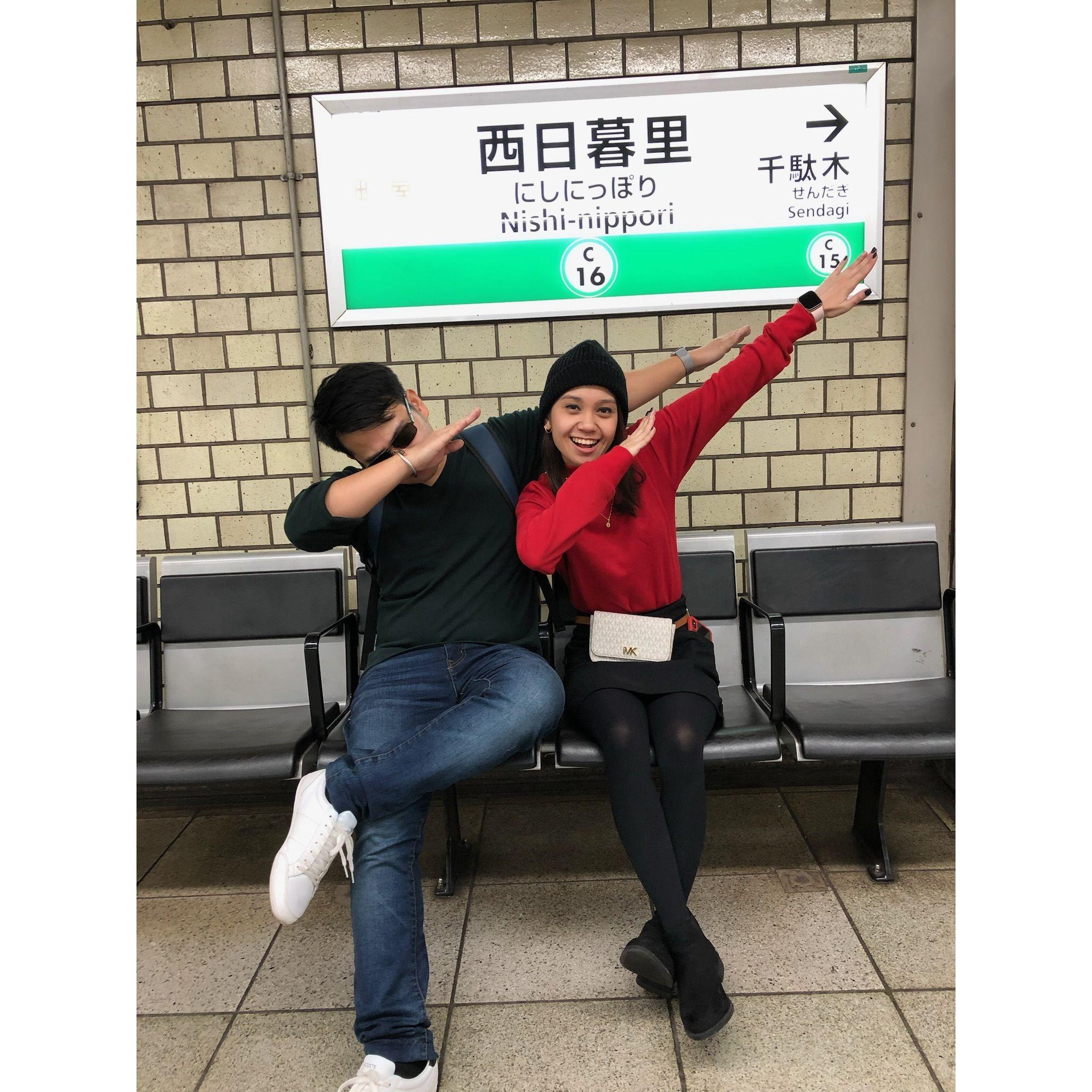 Days after Kuya JC and ate Jen's wedding, we went to Japan with the whole Caguimbal family. Our first winter and out of the country trip together. We both got sick after, maybe that was Covid?