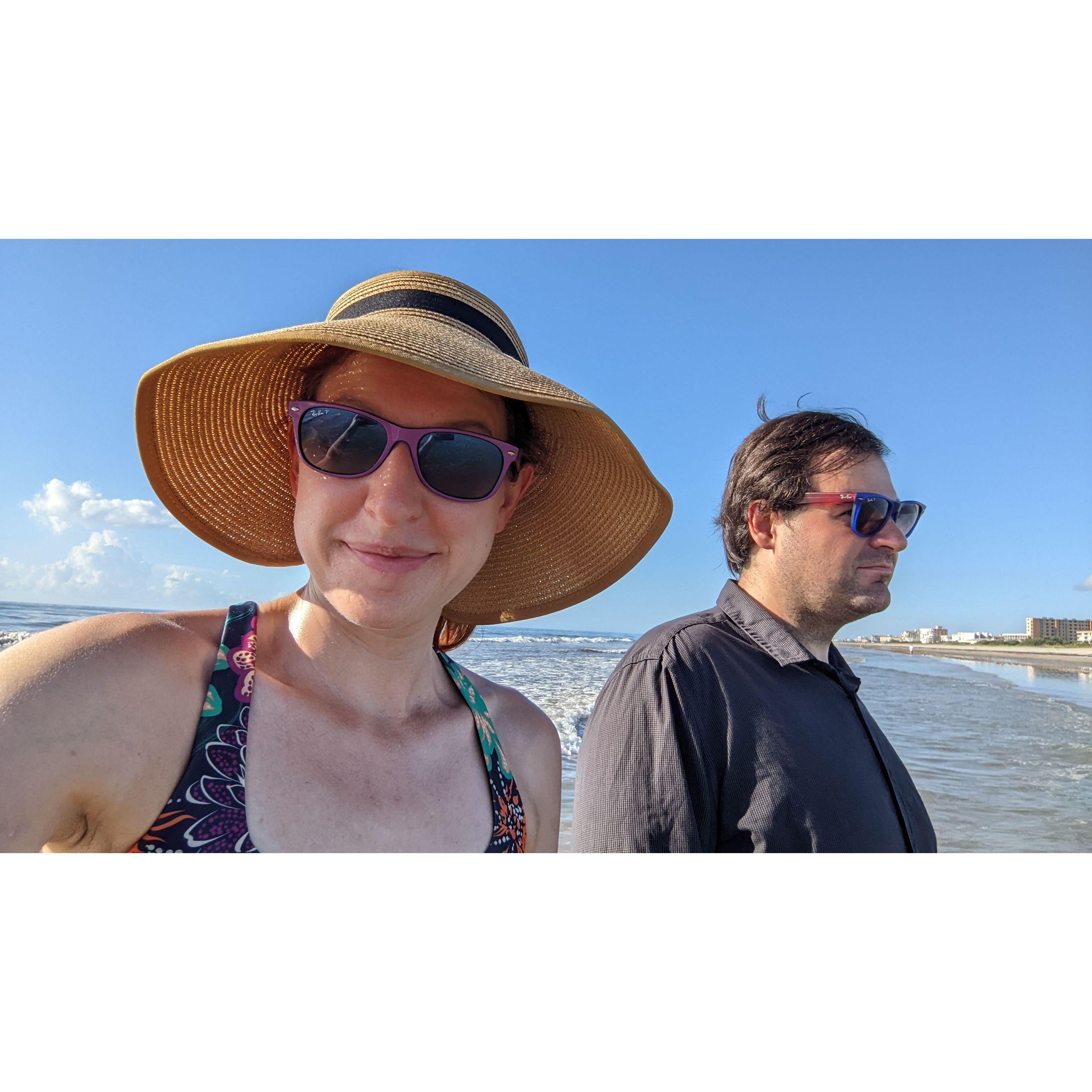 Leah loves the Florida beaches. Jacob does not.